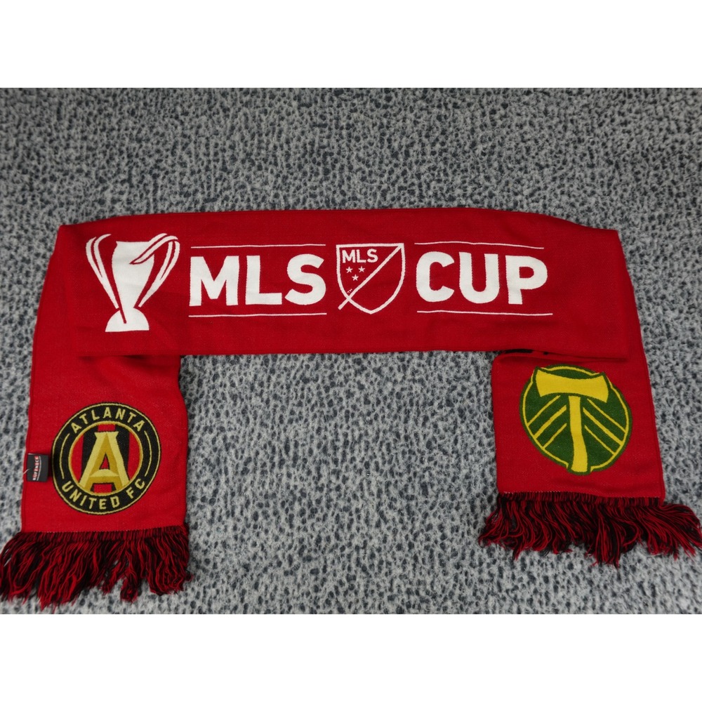 Ruffneck Atlanta United vs Portland Timbers MLS Cup 2018 Scarf Mens OS Red
